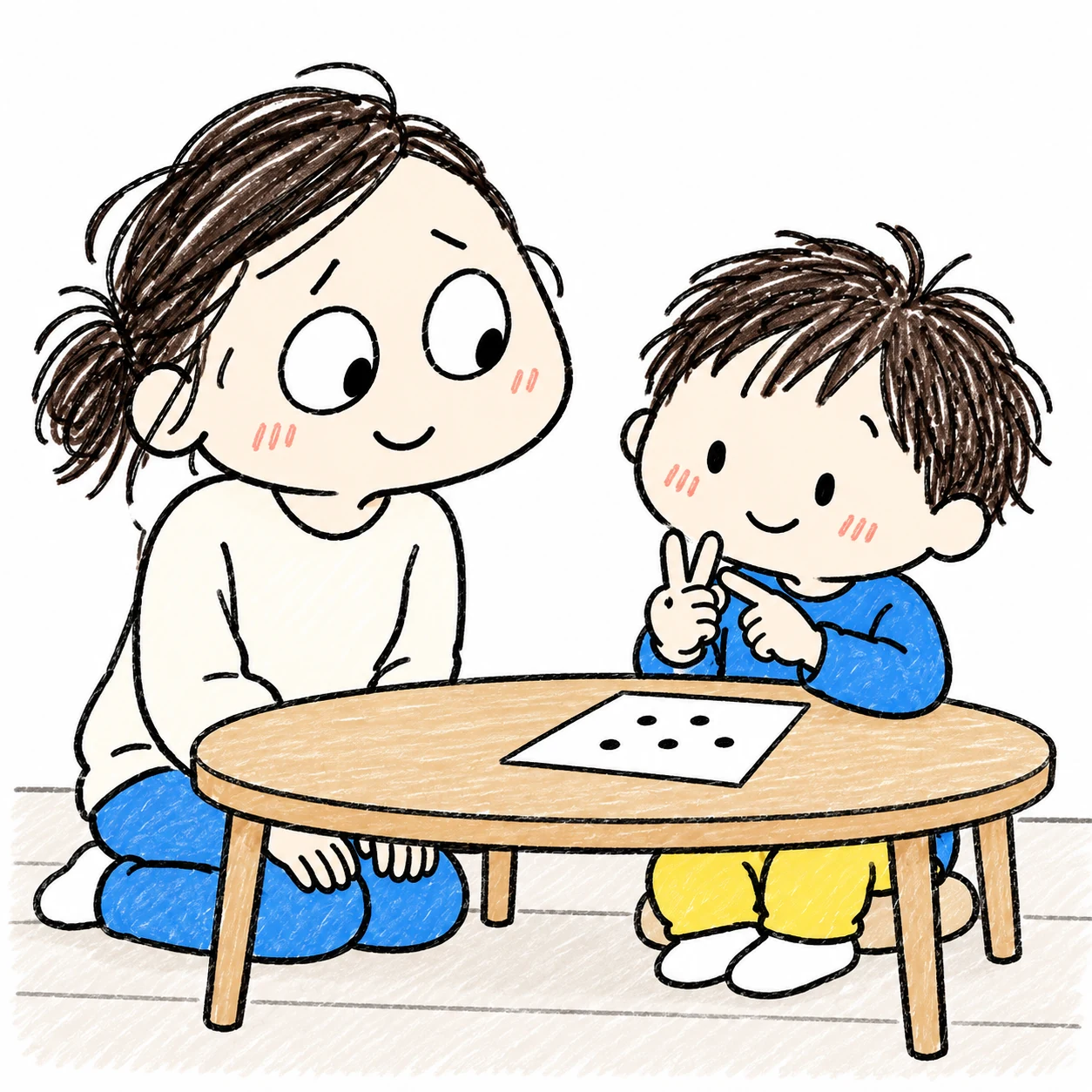 指で数える子を見て、暗算に移る時期を迷う親